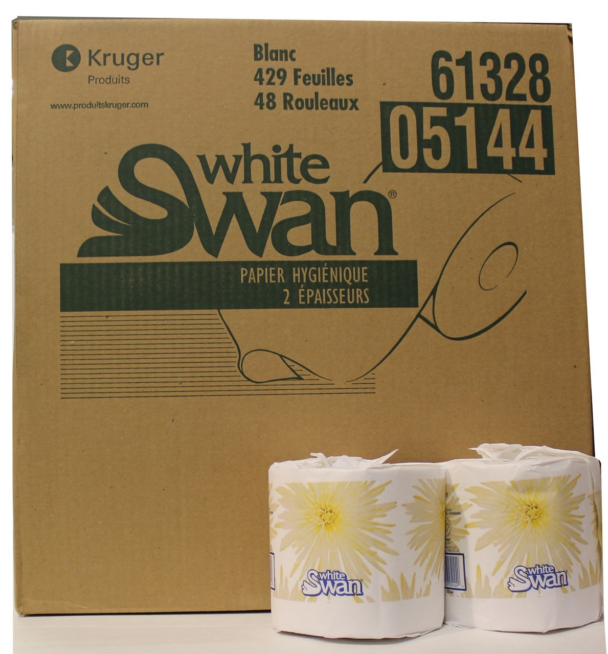 Toilet Paper – WHITE SWAN – 2 Ply, 420 Sheets Per Roll