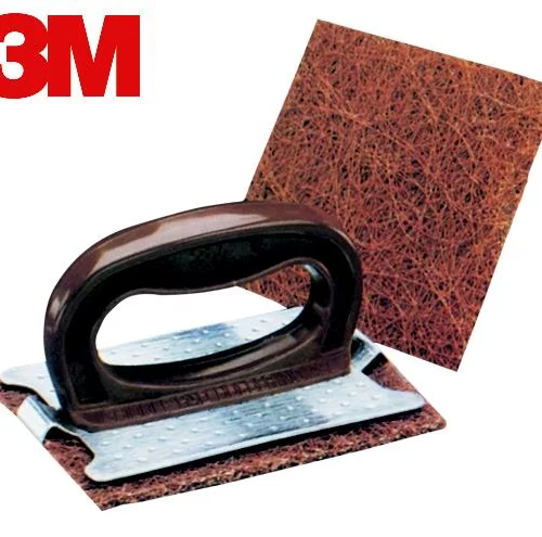 3M Hot grill pads 4.5" x 5.5", high performance pad for cleaning working temperature grill surfaces