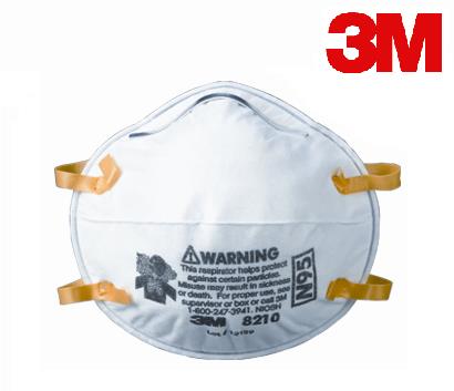 3M – Facial Respirator Masks N95 – Standard For Dusty Jobs/applications, With Adjustable Straps And Nose Clip