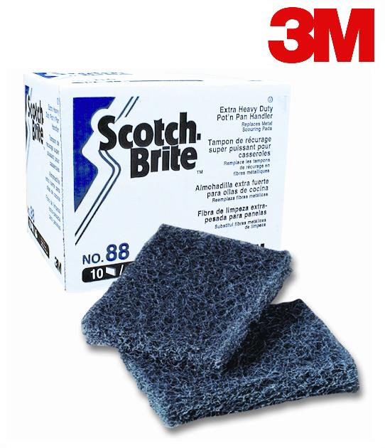 3M Pot & Pans Pads 3.5″ X 5″ For Heavy Duty Kitchen Cleaning