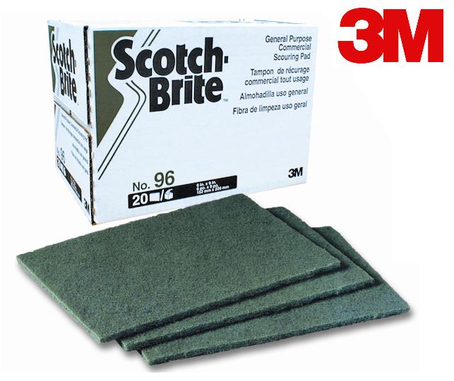 3M Medium Duty Scouring Pads 6″ X 9″ For Most Maintenance Work