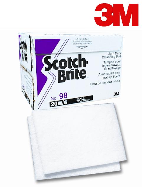 3M Light Duty Scouring Pads 6″ X 9″ For Light Maintenance Work