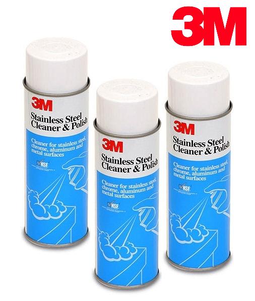 3M – Nettoyant & Lustre Pour Acier Inoxydable, En Aérosol