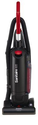 SANITAIRE Deluxe Upright Vacuum 13″ / 10 Amps (series – Quiet Clean HEPA), Washable HEPA Filter With Disposable Paper Bag (capacity 5.1 Lt), 40′ Electric Cord And Extendable Hose