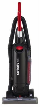 SANITAIRE Deluxe Upright Vacuum 15″ / 10 Amps (series – Quiet Clean HEPA), Washable HEPA Filter With Disposable Paper Bag (capacity 5.1 Lt), 40′ Electric Cord And Extendable Hose