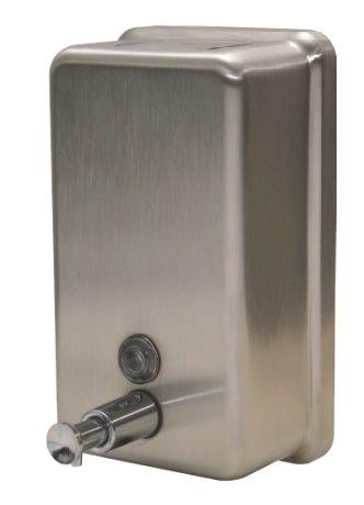 Push Button 40 Oz. Vertical Hand Soap Dispenser With Push Button