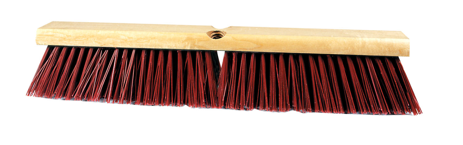 18″ Push Broom Without Handle, Firm Sweep