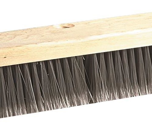 24" push broom without handle, tampico bristles, medium sweep