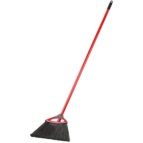 12″ Angle Broom Head (style OSKAR) With Medium Bristles And 54″ Metal Handle