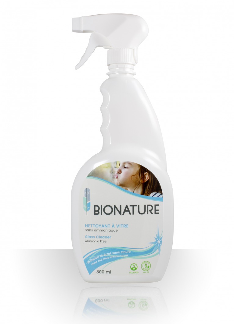 BIO NATURE – Nettoyeur à Vitres, Essence Pomme, Sans Ammoniaque