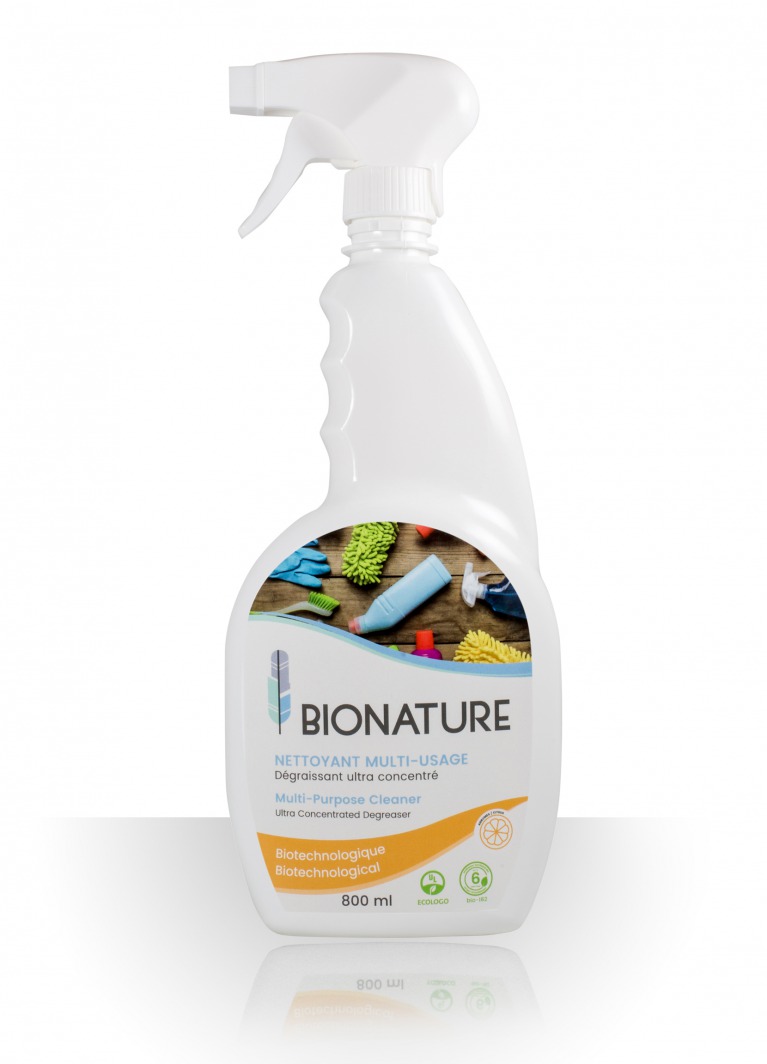 BIO NATURE – Nettoyant Neutre Multi-usage, Dégraissant Concentré Idéal Pour Les Planchers, Les Murs Et Les Surfaces Dures – Odeur D’agrumes