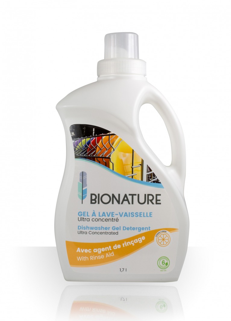 BIO NATURE – Gel Detergent For Automatic Dishwashing Machine, Apple Extracts