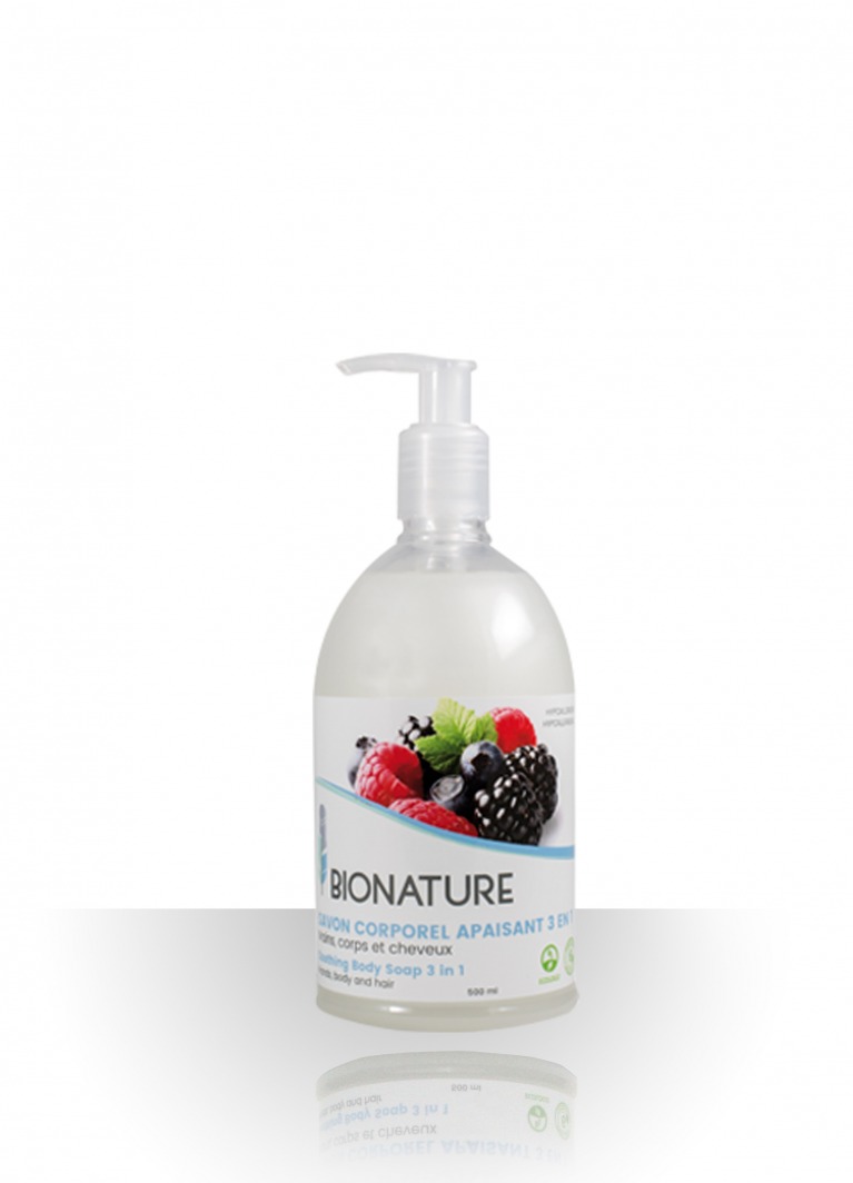 BIO NATURE – Antibacterial Lotion Soap For Hands, Body And Hair