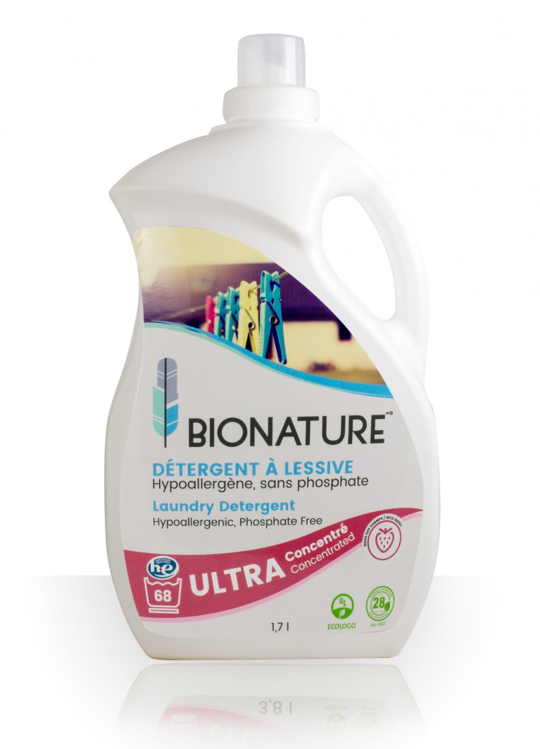 BIO NATURE – High Efficiency Laundry Detergent, Wild Berries Extracts