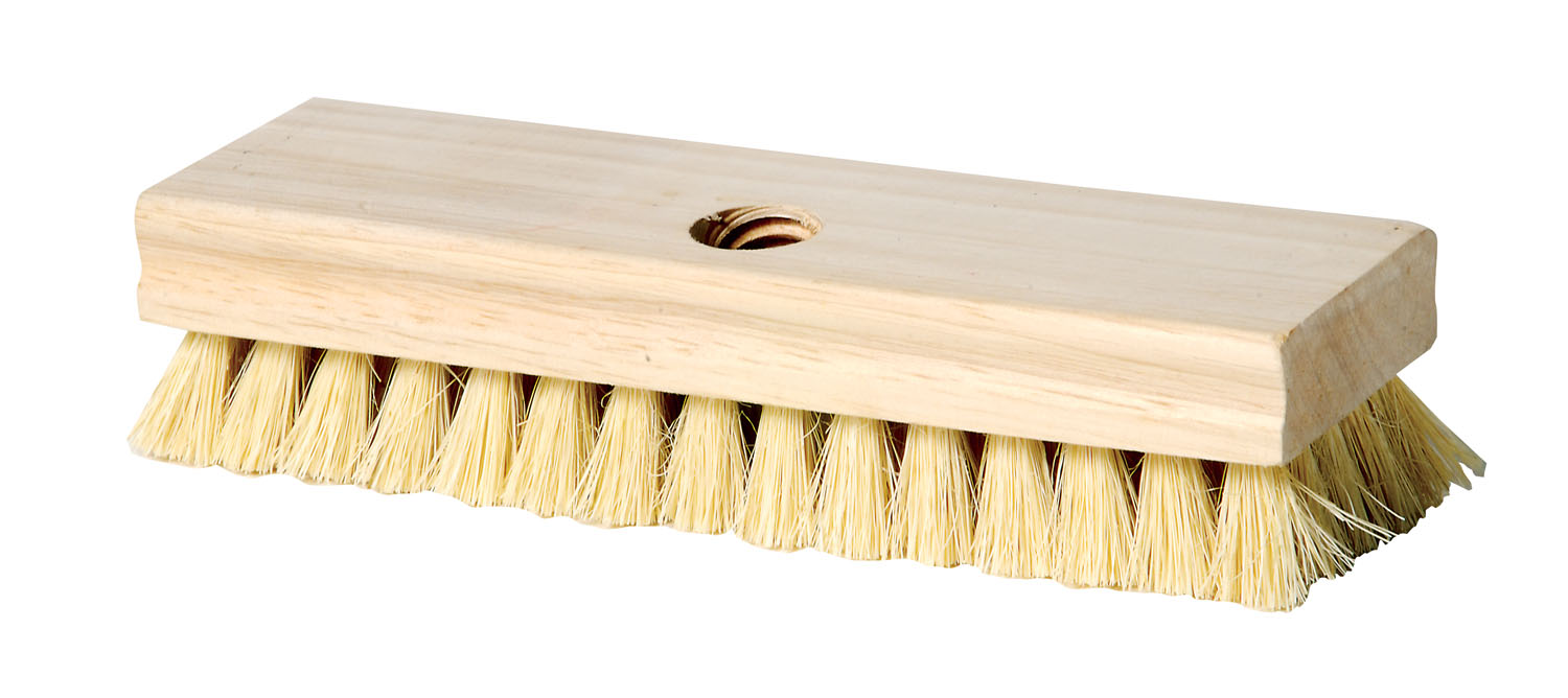 10″ Deck Brush Without Scraper And No Handle, Synthetic Fibers