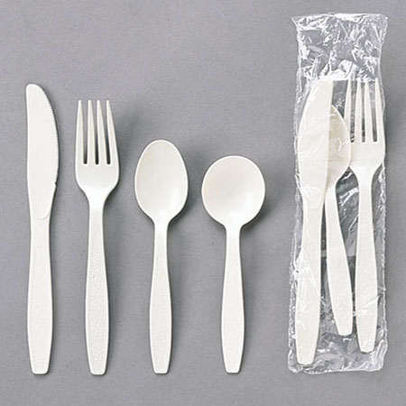 Individually Wrapped Utensil Kit – Fork, Knife, Napkin, Salt & Pepper