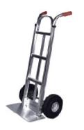 Pneumatic Hand Truck – 49″h Robust Metal With Platform 12″ X 18″ And Wheels, Capacity 520 Lbs