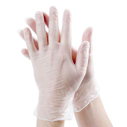 CHAMPION Disposable Vinyl Gloves Powdered – Small