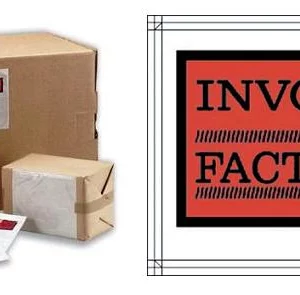 Enveloppes d'expédition 4.25" x 5.5", imprimé en gros "FACTURE CI-INCLUS" bilingue