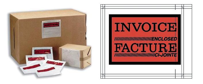 Packing Slips Envelopes 4.25″ X 5.5″, Printed In Large “INVOICE ENCLOSED” Bilingual