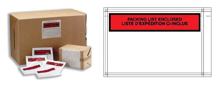 Packing Slips Envelopes 4.25″ X 6.75″, Printed At The Top “PACKING LIST ENCLOSED” Bilingual