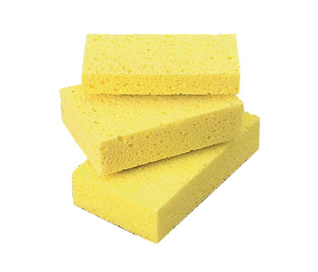 Commercial Cellulose Sponges 7″ X 4″ X 2″, Individually Wrapped