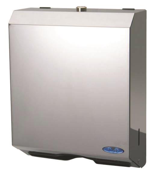 Metal Multifold Paper Towel Dispenser 10½” X 10½” X 4¾” With Lock