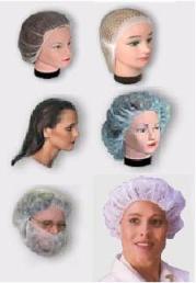 Hair Bonnets With Visor 20″ Bordered, ¼” Mesh, Soft Polypropylene Knit