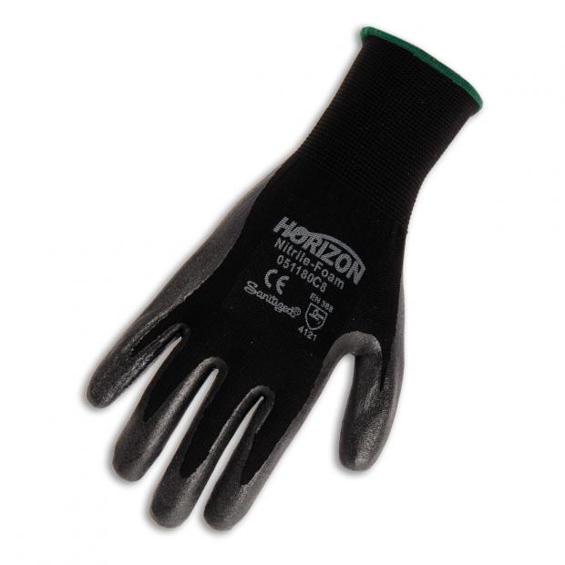 Robust Nylon Gloves With PVC Coated Palm (grey) – Medium