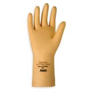 Robust Natural Latex Gloves (beige), Size 10