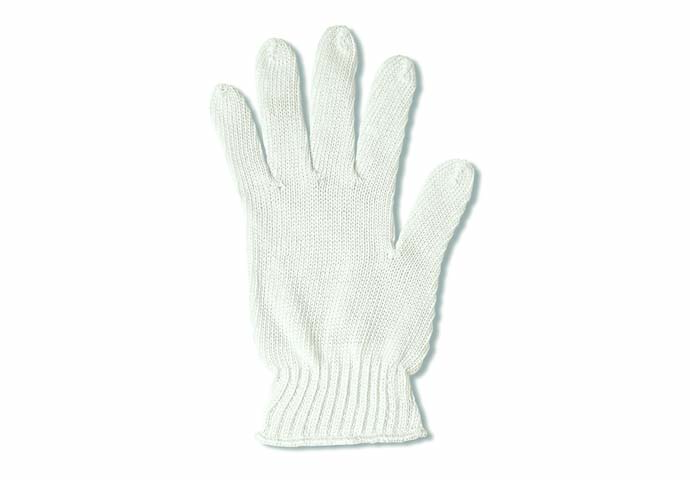 7 Oz. Poly/cotton Knit Gloves, White