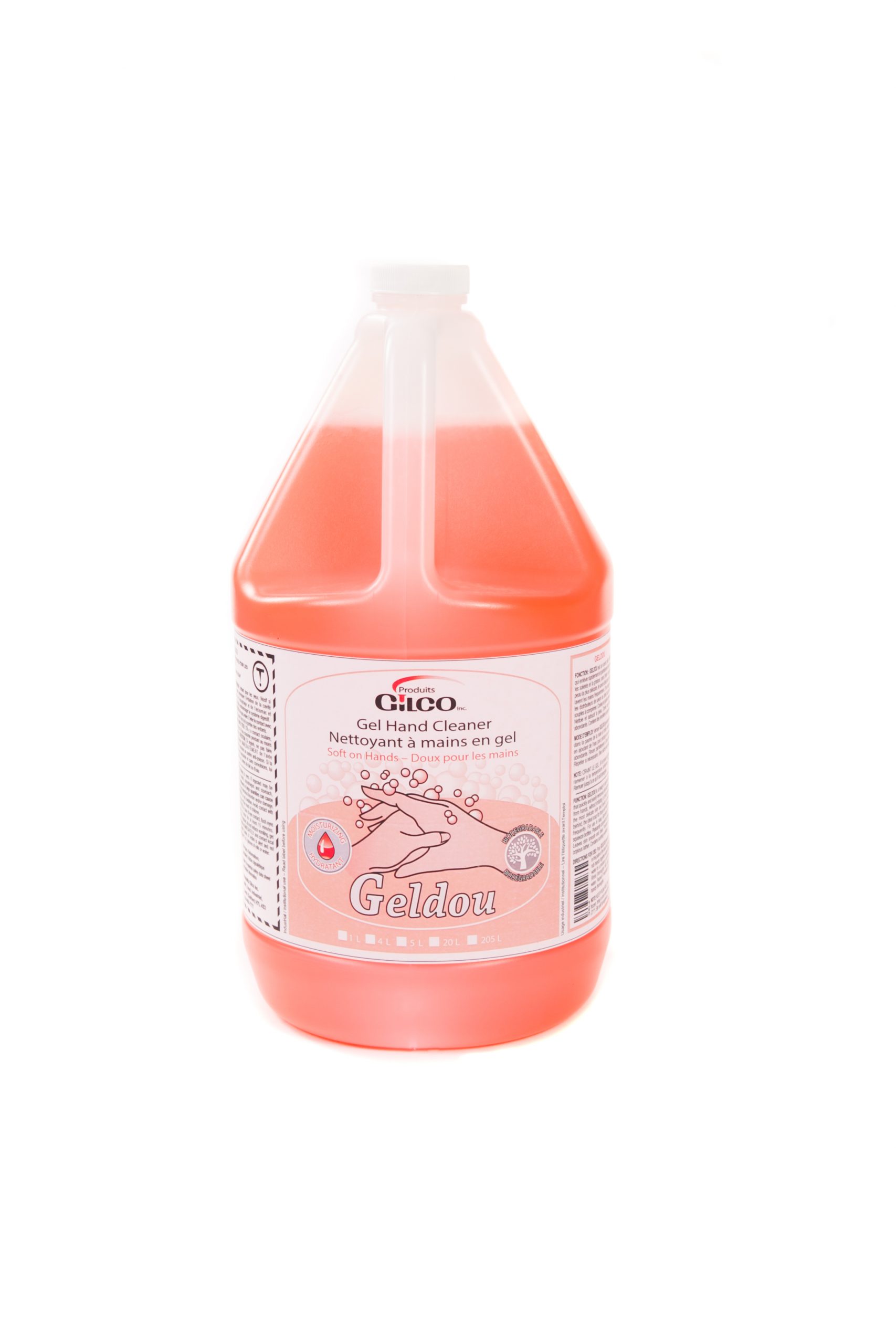 GELDOU – Savon à Mains Rose, En Gel