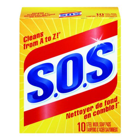 “S.O.S.” Foaming Pads For Pot & Pan Cleaning