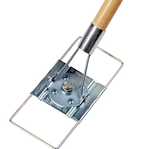 9" Metal frame wall washing mop complete with handle