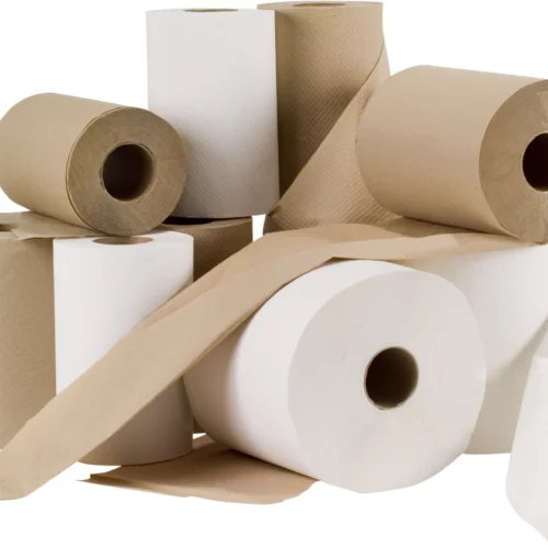 Hand Paper - CASCADES SELECT - Jumbo 8" roll (core 2"), 800' per roll, kraft