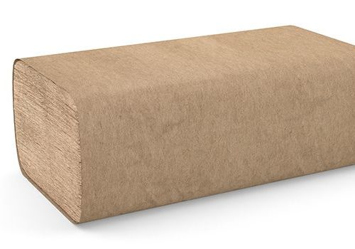 Hand Paper - CASCADES SELECT - Single fold, sheets 9" x 10.7", kraft