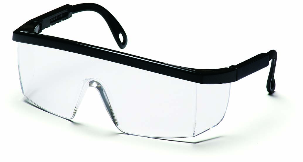 Safety Glasses With Lateral Guards, 99% Protection Against UV Rays And Scratch Resistant – Clear Lenses