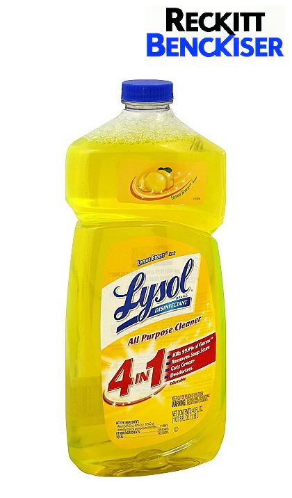 LYSOL – All-purpose (4-in-1) Deodorizing Cleaner And Degreaser, Liquid