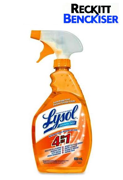 LYSOL – Nettoyeur Désinfectant Tout-usage (avec Vaporisateur), Odeur Orange