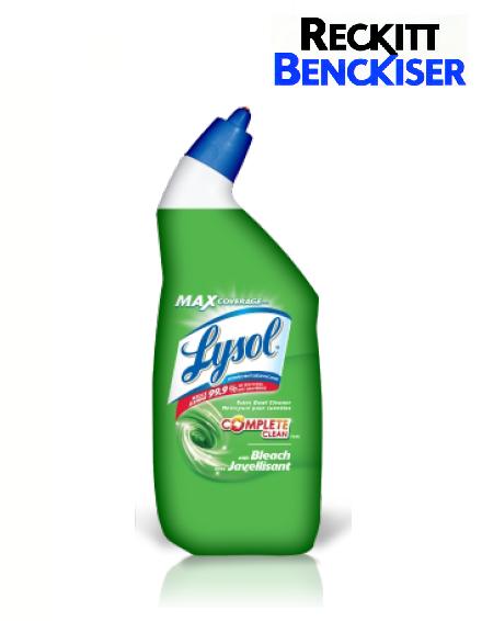 LYSOL – Liquid Toilet Bowl & Bathroom Disinfecting Cleaner – “with Bleach”