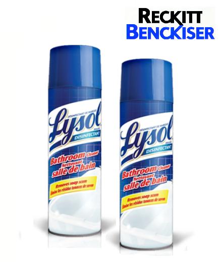 LYSOL – Aerosol Bathroom Disinfecting Cleaner, Summer Breeze