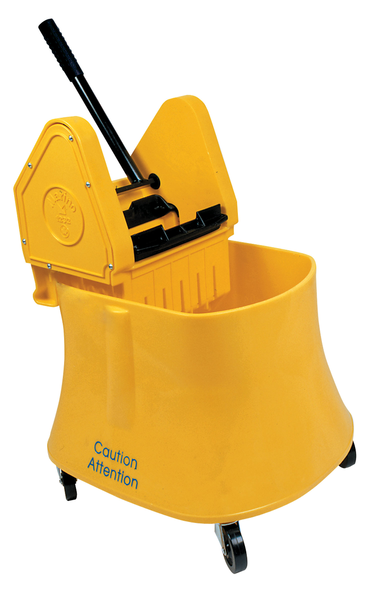 Mopping Combo – Bucket 44 Qts With Downward Wringer (12-32 Oz), Yellow