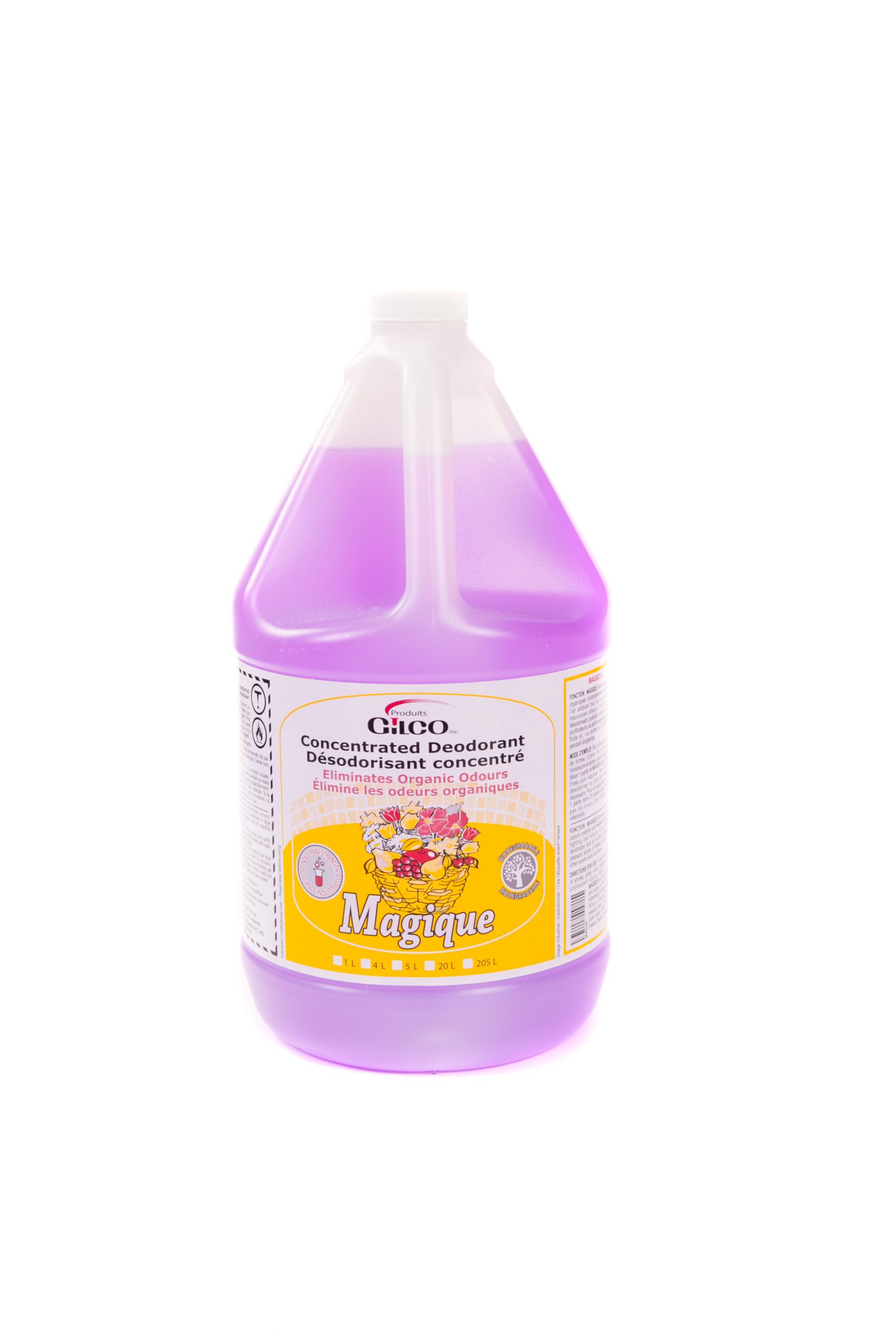 MAGIQUE – Citron – Désodorisant Désinfectant Concentré Liquide