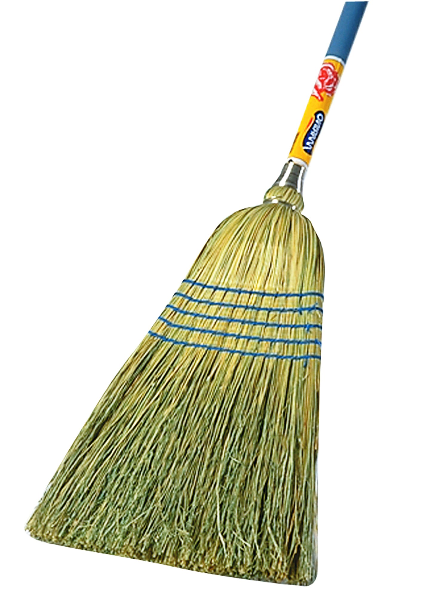 All-purpose Corn Broom, 5 Strings, With 54″ Wood Handle