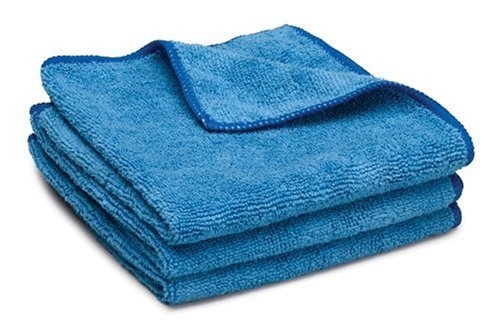 Linges De Microfibre 16″ X 16″ – Bleu (vitres)