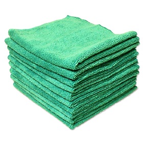 Microfiber Cloths 16″ X 16″ – Green (all-purpose)