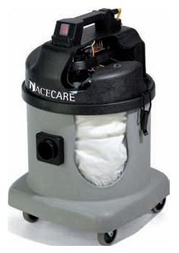 “NACECARE” Dry Vacuum 1200W / 1.6 HP / 1 Speed (series – Fine Dust), 114 Cfm Of Air Flow. High Efficiency Filtration With 18.9 Lt Reservoir And 42′ Electric Cord (model #NDS570)