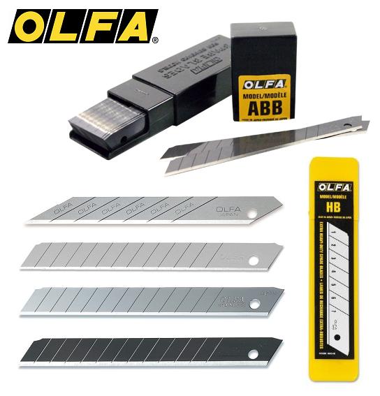 Lames De Rechange Pour « OLFA – L-2 » Couteau Et Ouvre-boites (50/pqt)