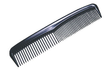 Black 5″ Diposable Hair Comb – Individually Wrapped (144/pack)