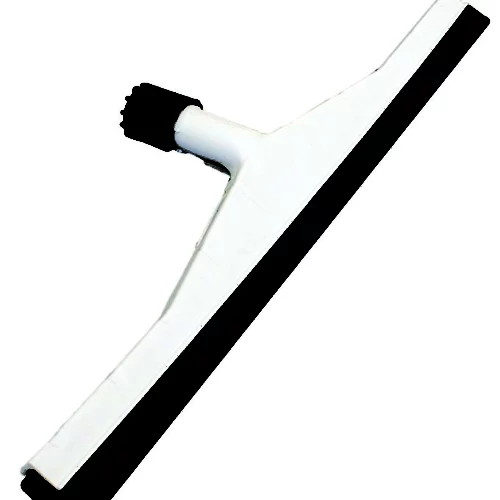 22" floor squeegee with reinforced plastic frame with double black moss blade